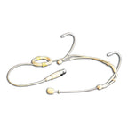 Parallel Audio Slimline omni Headset mic - Wired to suit Sennheiser. - with case - Beige