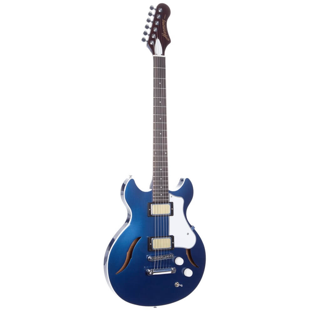 Harmony Standard Comet Semi-Hollow Electric Guitar - Pelham Blue