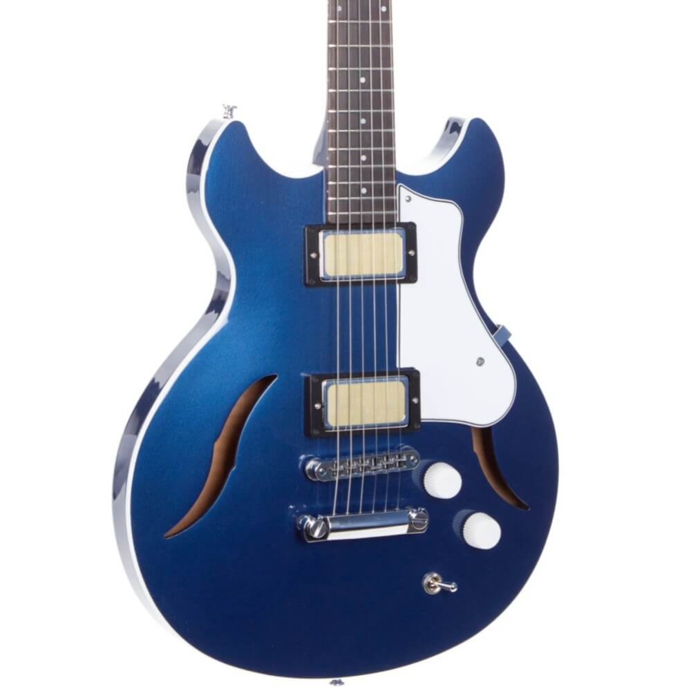 Harmony Standard Comet Semi-Hollow Electric Guitar - Pelham Blue