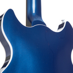 Harmony Standard Comet Semi-Hollow Electric Guitar - Pelham Blue