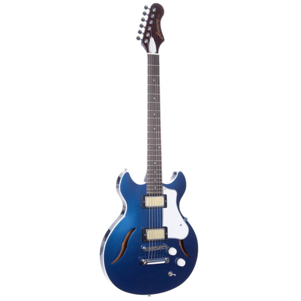 Harmony Standard Comet Semi-Hollow Electric Guitar - Pelham Blue
