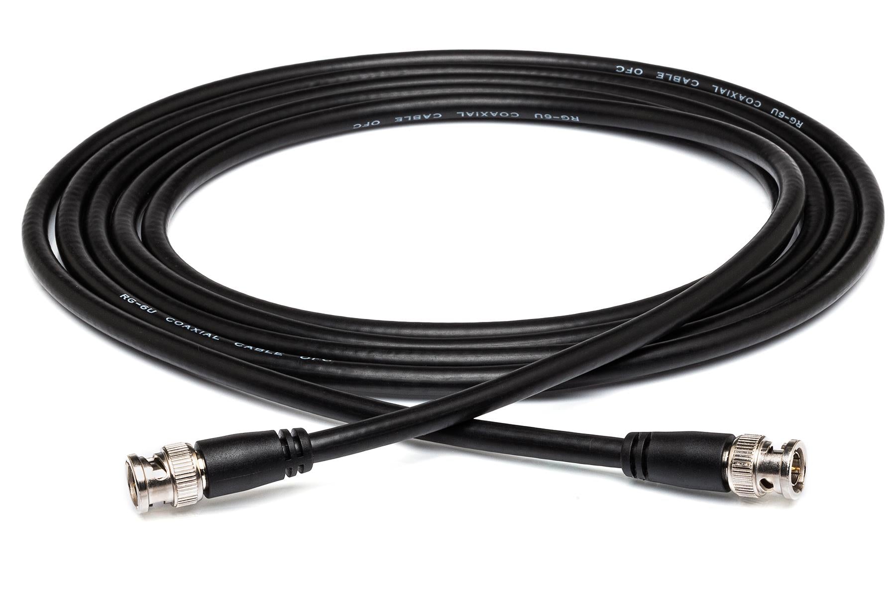 Hosa BNC RG6 75 ohm SDI Video / Word Clock Coaxial Cable - 10 Foot