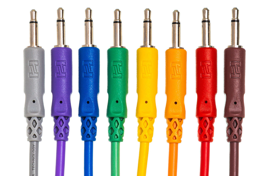 Hosa CMM830 3.5 mm TRS to 3.5 mm TRS Unbalanced Patch Cable - 1 ft