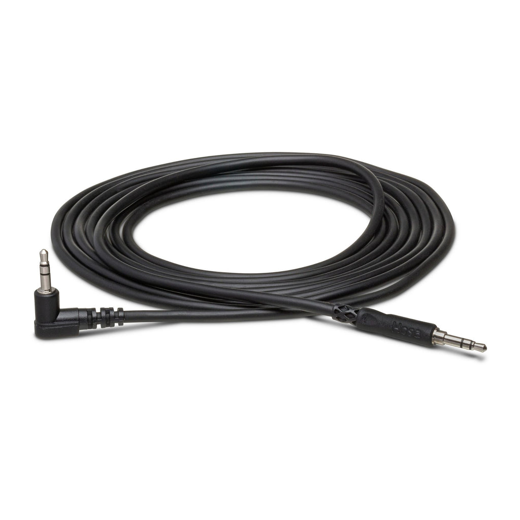Hosa CMM-103R 3.5mm TRS to Right-Angle 3.5mm TRS Stereo Interconnect Cable