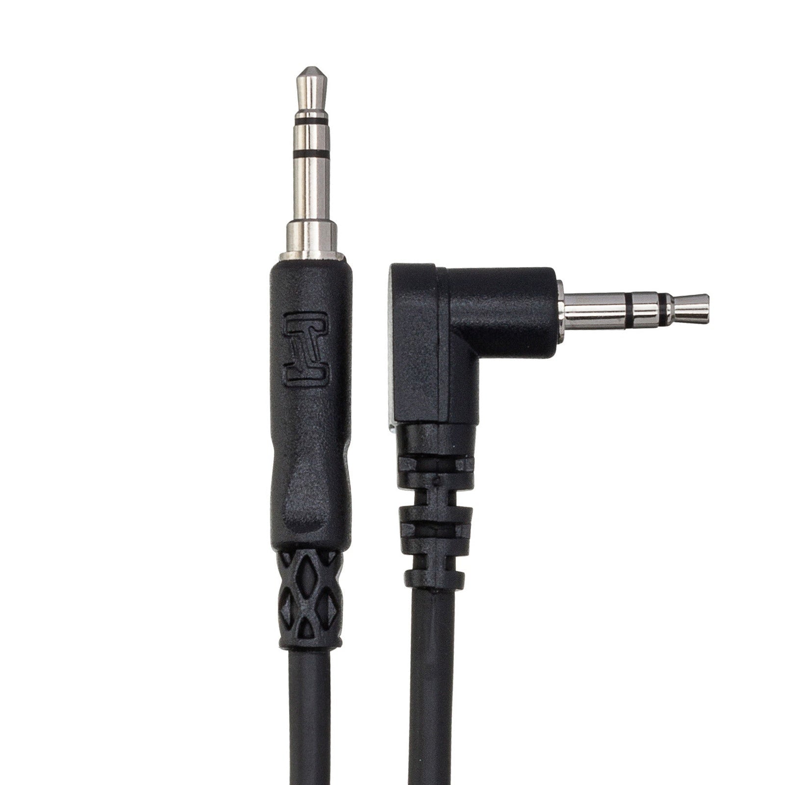 Hosa CMM-103R 3.5mm TRS to Right-Angle 3.5mm TRS Stereo Interconnect Cable
