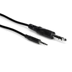 Hosa Stereo Mini Male to Stereo 1/4 inch Male Cable (3m)