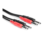 Hosa CPP-202 Dual 1/4 Inch To Dual 1/4 Inch Cable (2m)