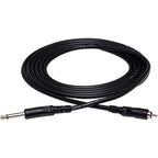 Hosa CPR115 1/4 TS to RCA, 15 ft 4.5 Meters