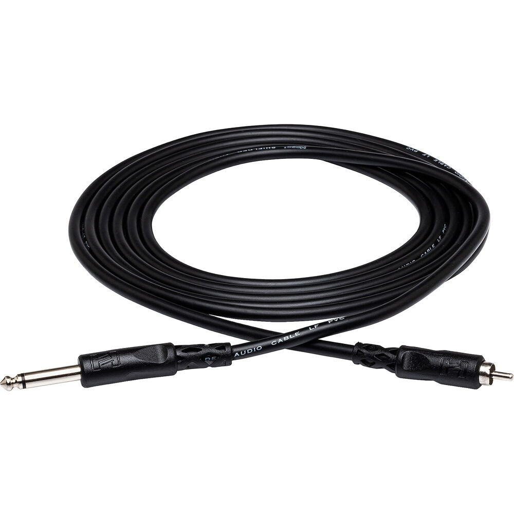 Hosa CPR115 1/4 TS to RCA, 15 ft 4.5 Meters