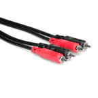Hosa CRA-206 Dual RCA to Same Stereo Interconnect Cable (6m)