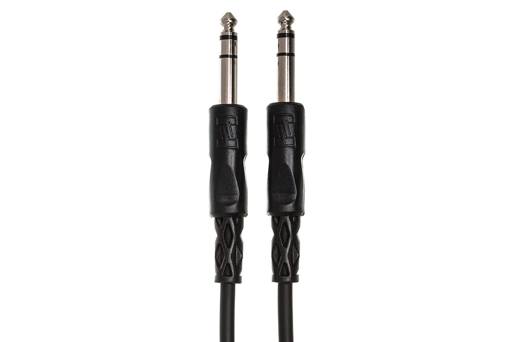 Hosa CSS-105 1/4 inch male to 1/4 inch male audio cable, 5 feet, used for connecting audio equipment in PA systems.