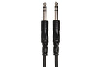 Hosa CSS-105 1/4 inch male to 1/4 inch male audio cable, 5 feet, used for connecting audio equipment in PA systems.