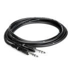Hosa CSS-110 10ft straight 1/4 inch male to 1/4 inch male audio cable for professional sound connections.