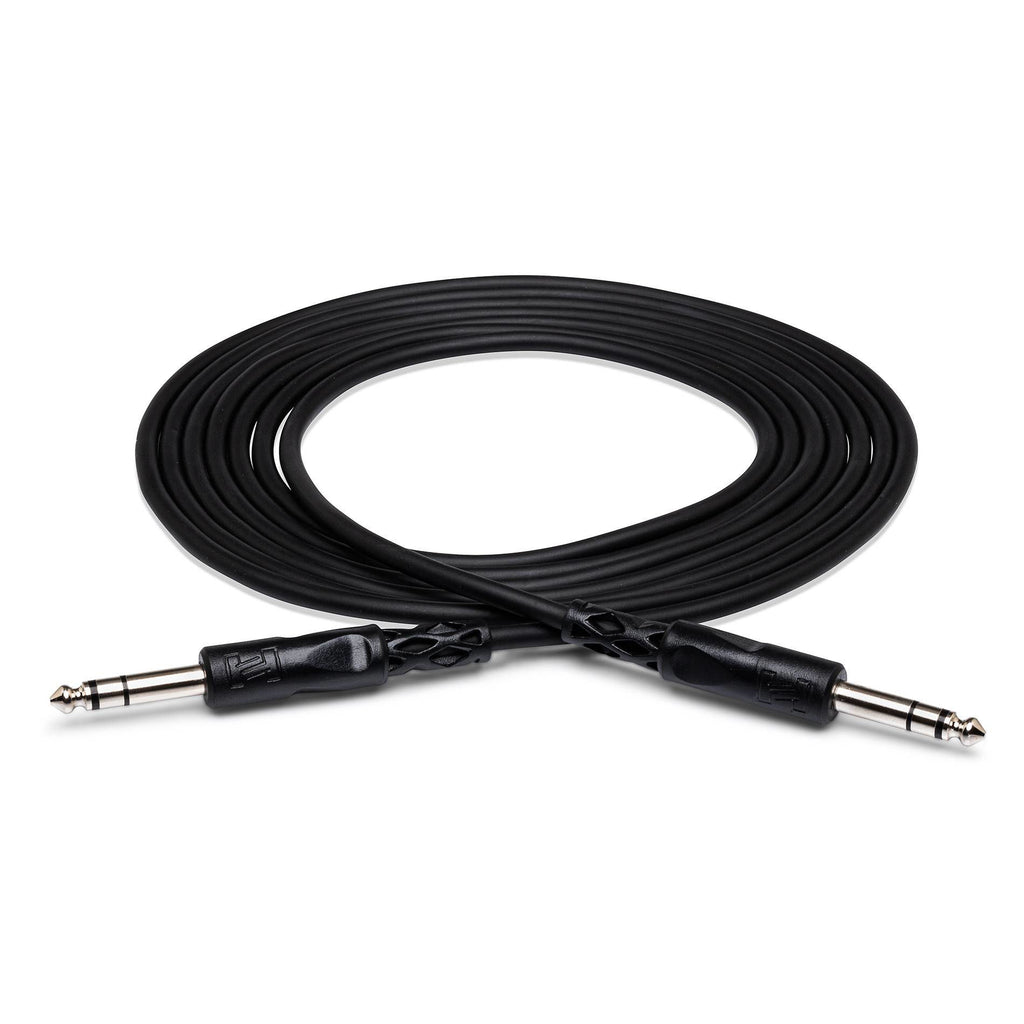 Hosa CSS-115 1/4 TRS to 1/4 TRS cable, 15ft length, professional PA audio cable with straight connectors