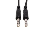 Hosa CSS-115 15ft straight 1/4 TRS cable for audio connections, showing the cable and connectors on a neutral background.