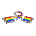 Hosa CSS-845 1 / 4 TRS to Same Balanced Patch Cables 8-Pack - 1.5ft