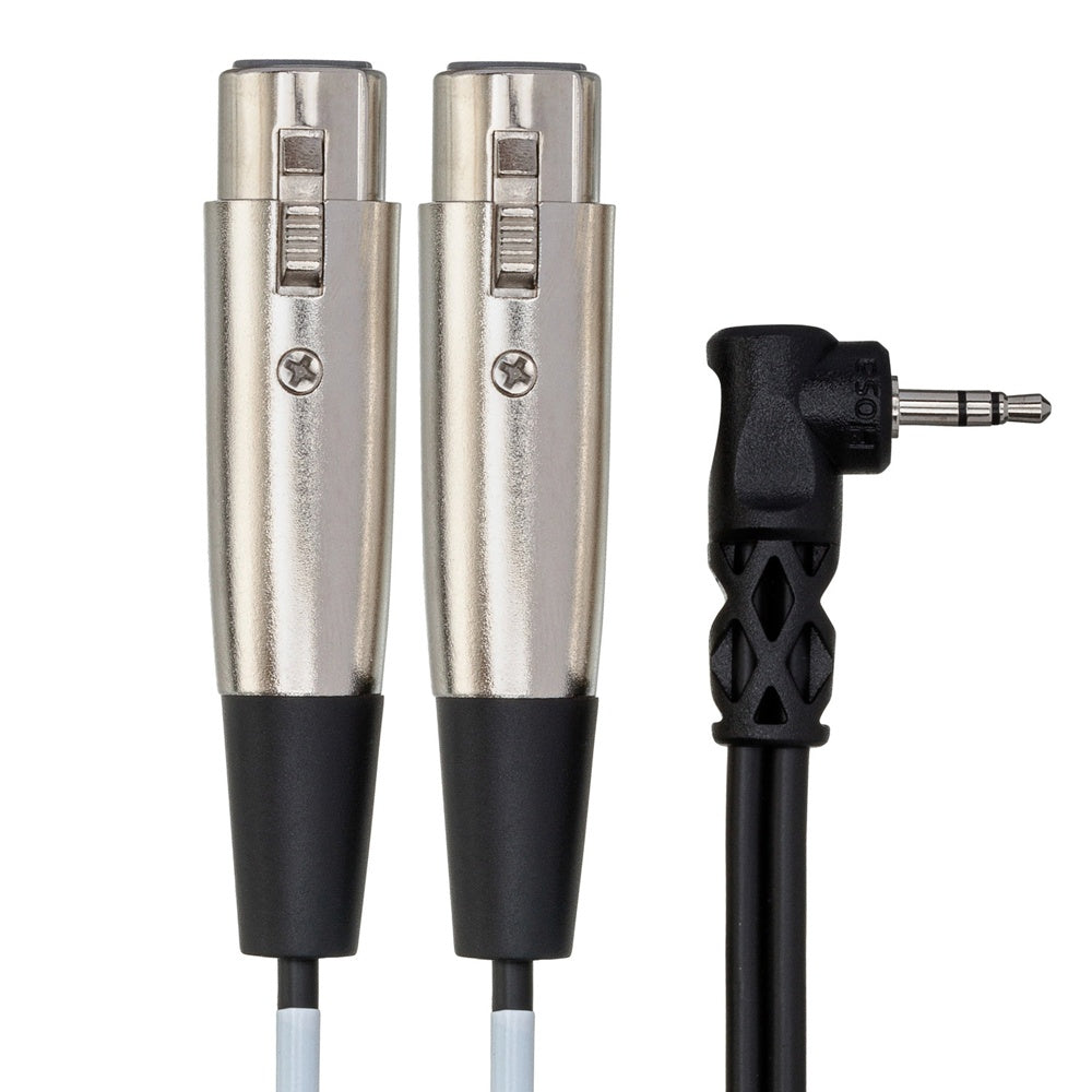 Hosa CYX405F Y Cable 3.5mm TRS - XLR3F 5Ft