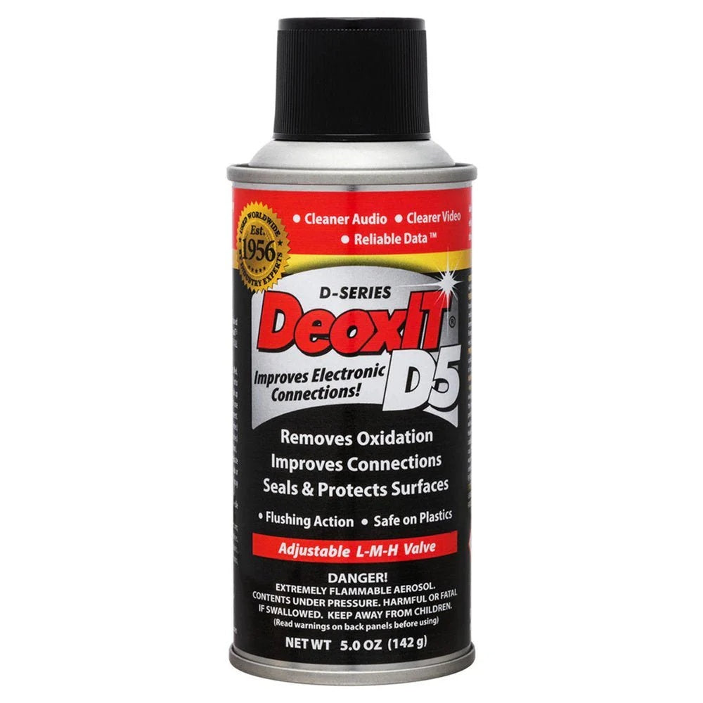 CAIG D5S6 Deoxit Contact Cleaner 5% Spray (142g)