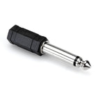 Hosa GPM-179 3.5 mm TRS female to 1/4 inch TS male audio adapter for professional audio connections