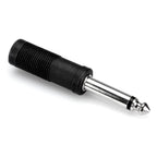 Hosa GPP-290 1/4 TRS(F) to 1/4 TS(M) Adaptor