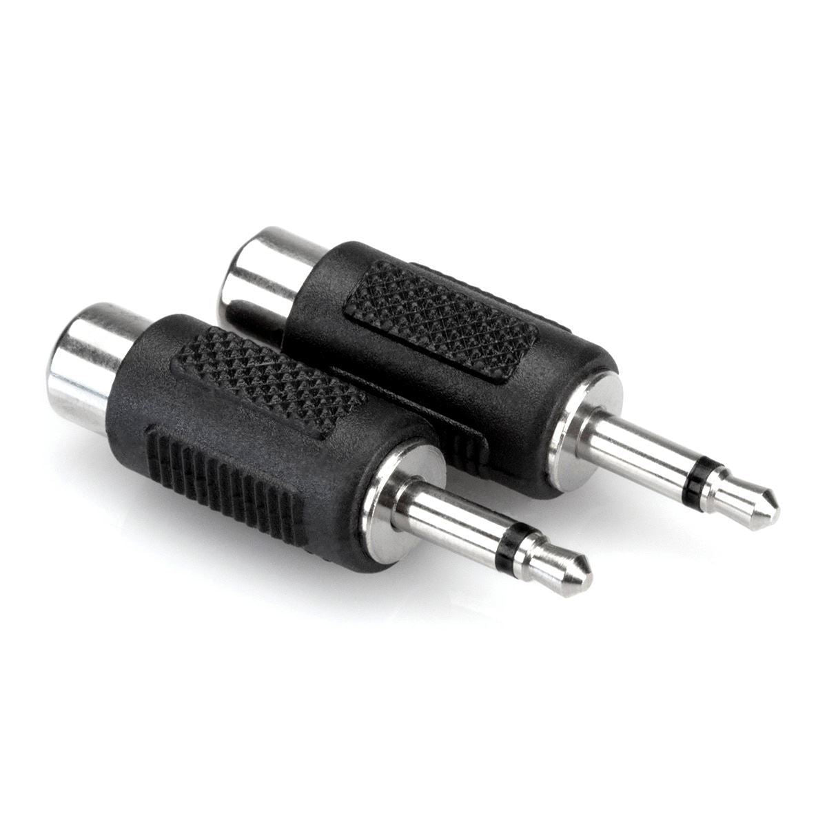 Hosa GRM-114 RCA(F) to 3.5 mm TS Adaptors - 2 Pack