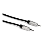 Hosa Pro REAN 3.5mm TRS to TRS audio cable, 15ft, for connecting headphones or audio devices with durable connectors.