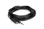 Hosa HPE-325 1/4 inch TRS headphone extension cable, 25ft length, with connectors visible on the cable.