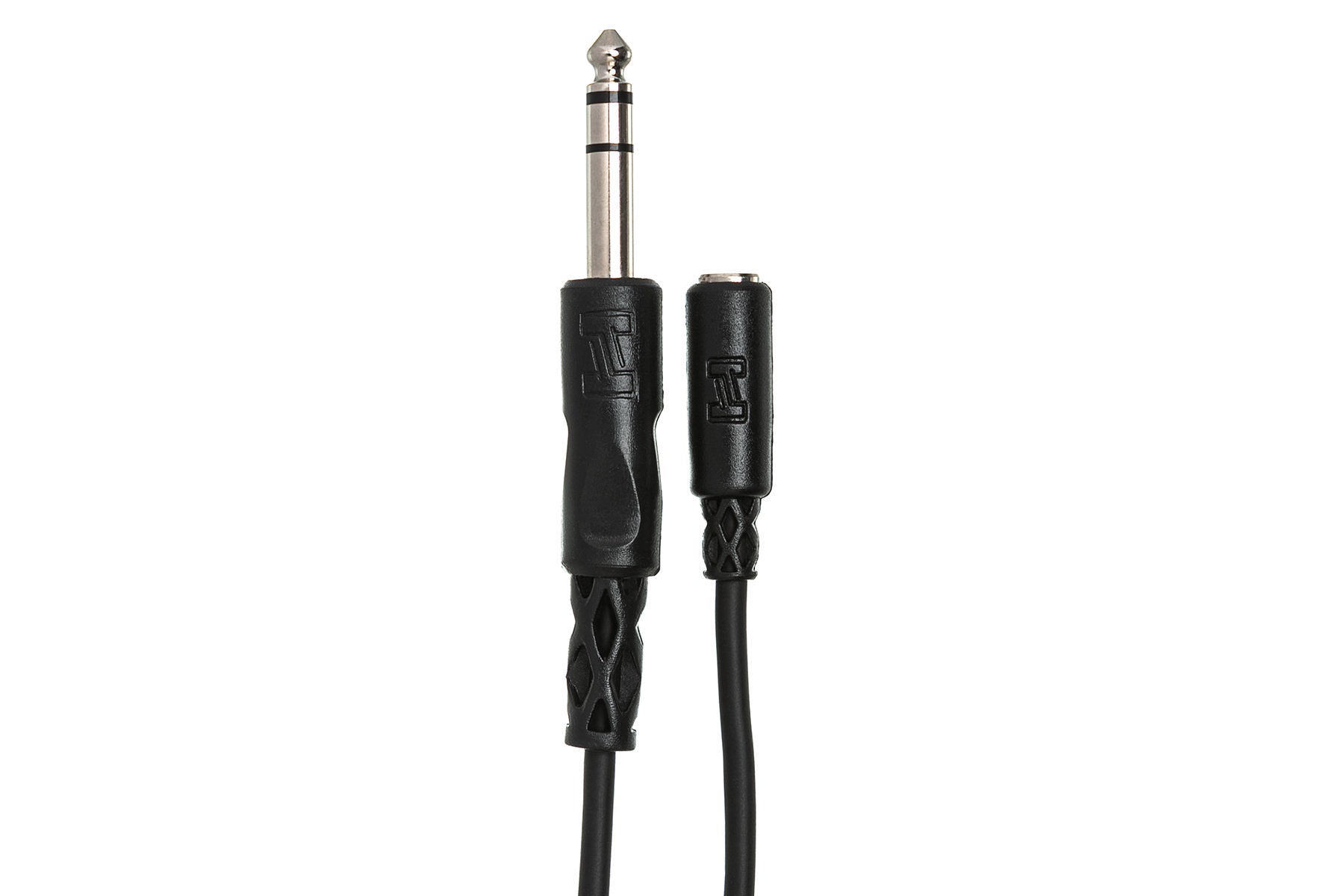 Hosa MHE325 1/4 In M TRS to 1/8 In Mini F Extension Cable - 7.62 m