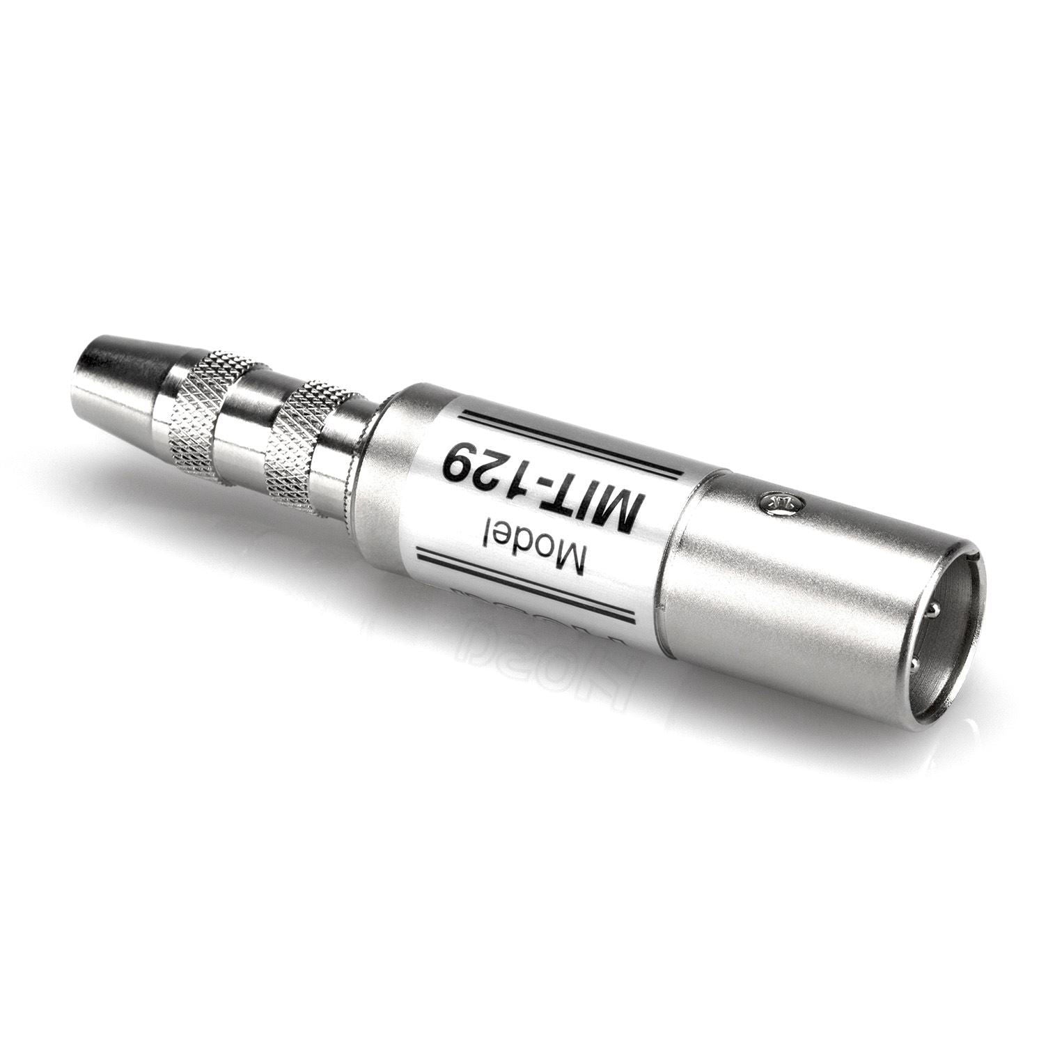 Hosa MIT-129 Impedance Transformer 1/4 TS(F) to XLR(M)