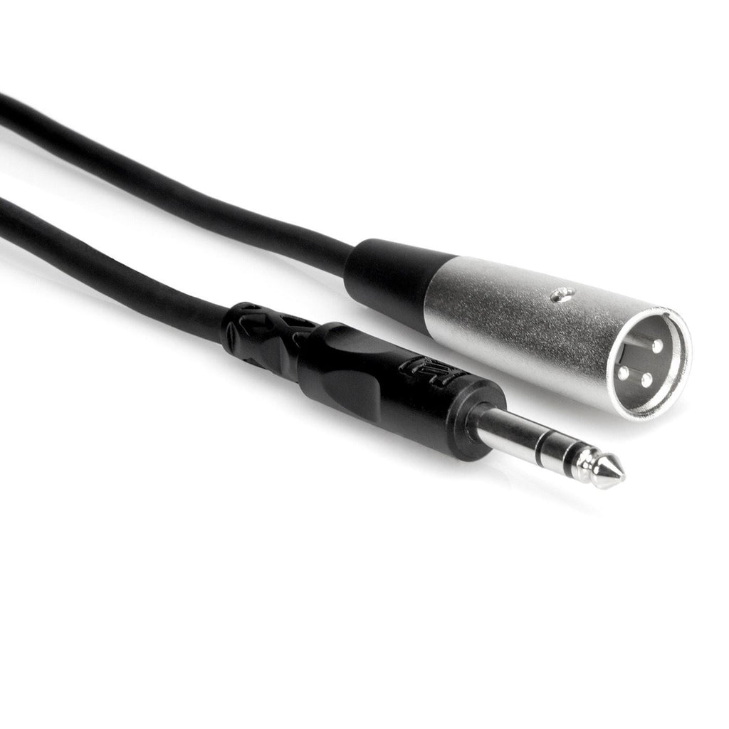 Hosa STX-103M 3-foot 1/4 inch TRS to XLR male balanced interconnect cable for professional audio connections