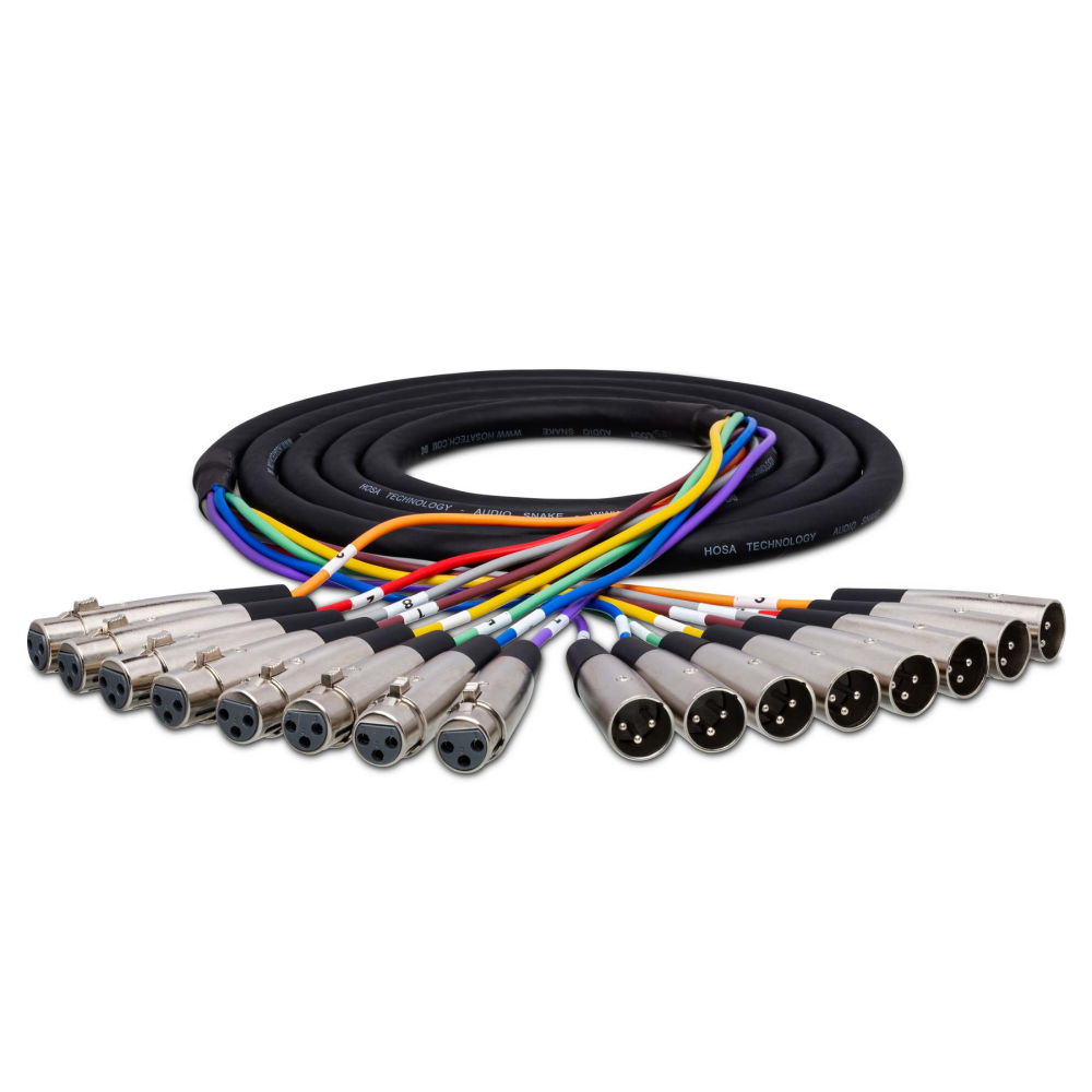 Hosa XLR805 Snake XLR3F - XLR3M 5M