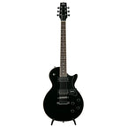 Heritage Ascent H-150 black electric guitar with a solid body, dual humbucker pickups, and a sleek modern design.