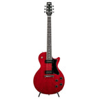 Heritage Ascent H-137 vintage cherry electric guitar with humbucker pickups, showcasing its classic design and glossy finish.