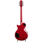 Heritage Ascent+ H-137 electric guitar in cherry finish, showcasing a classic design with a sleek body and six strings.