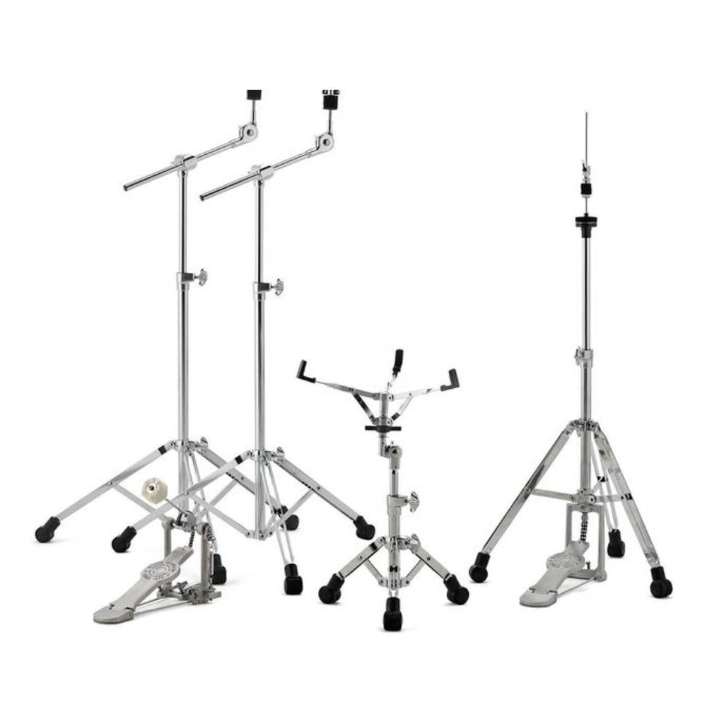 Sonor 1000 Series Double-Braced Drum Hardware Set with Silver Lacquer Coating