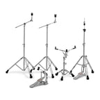 Sonor 2000 Series Double-Braced Drum Hardware Set with Silver Lacquer Coating