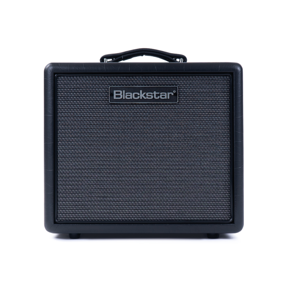 Blackstar HT-1R MkIII 1x8 1W valve guitar combo amplifier with reverb and USB output, featuring a sleek black finish.