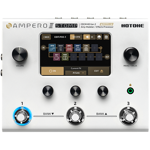 Hotone Ampero II Gen 2 Amp Modeler and  Effects Processor