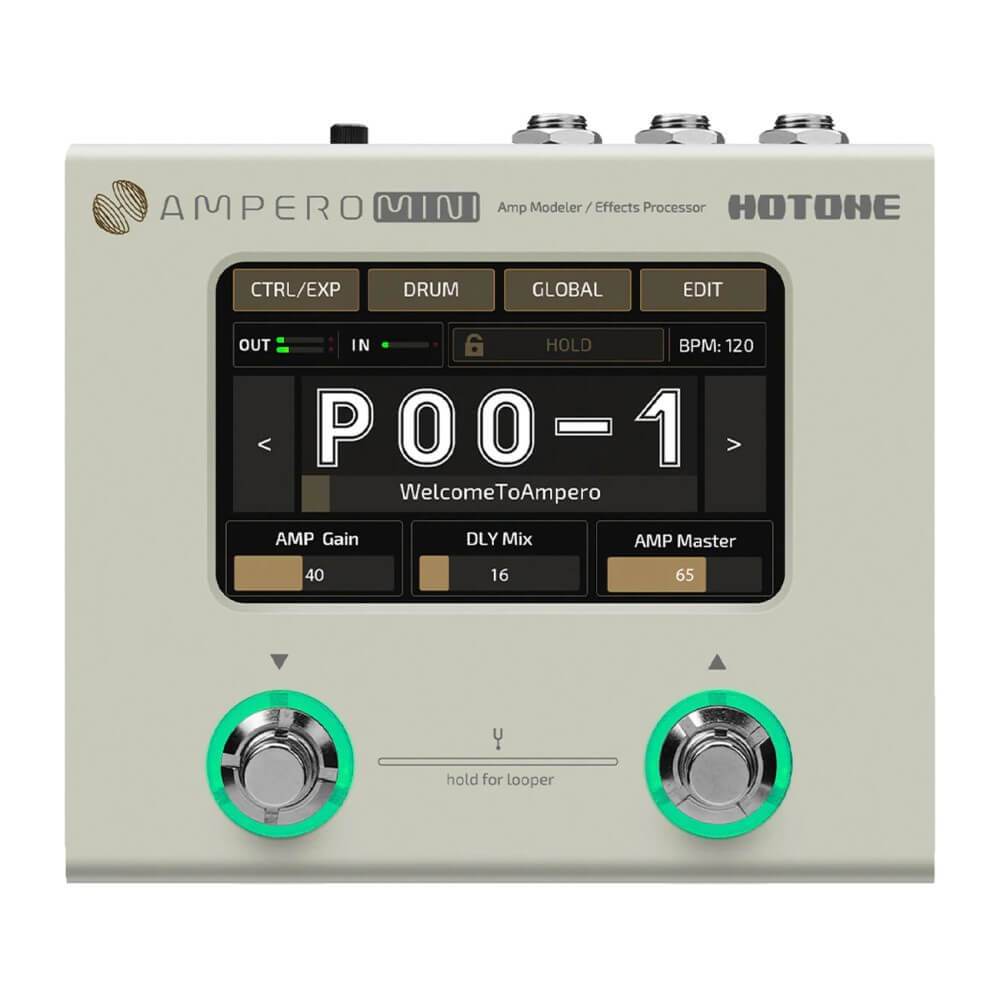 Hotone Ampero Mini Amp Modeller and Guitar Multi-Effects Pedal