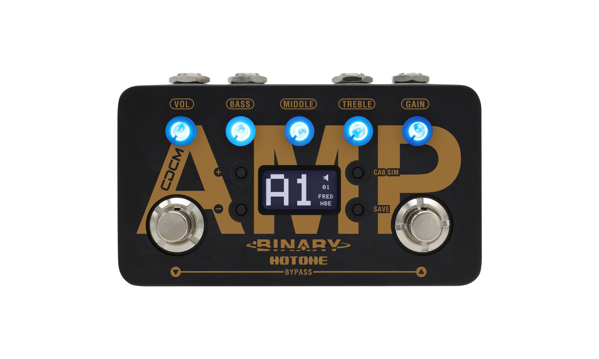 Hotone CDCM Dual Effect Pedal - Amplifier Modeling
