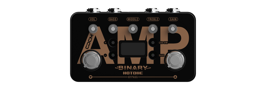 Hotone CDCM Dual Effect Pedal - Amplifier Modeling