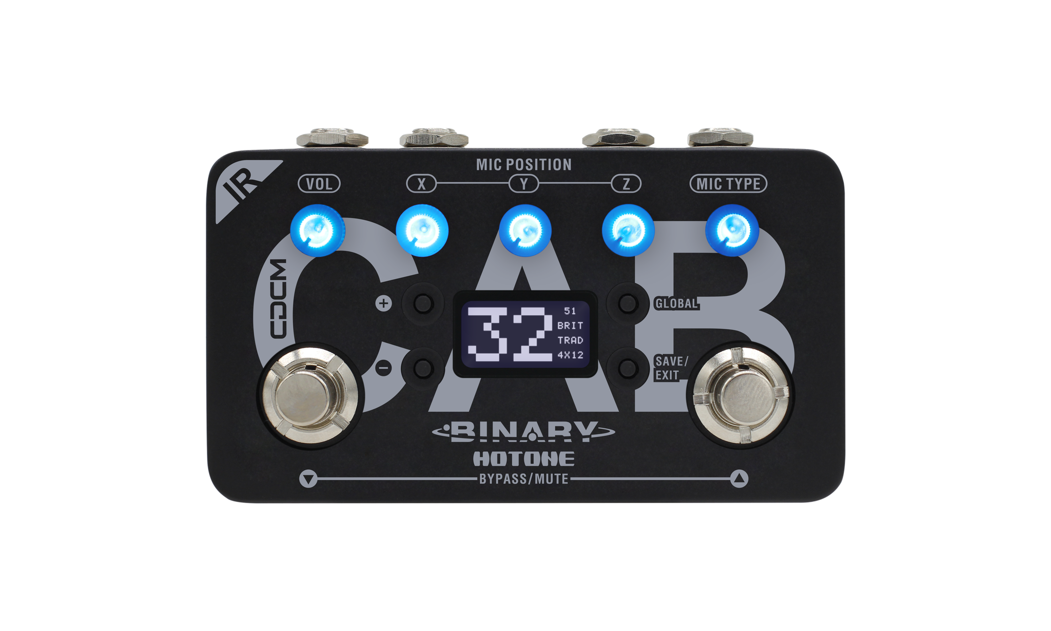 Hotone CDCM Dual Effect Pedal - CAB simulatorwith IR