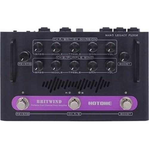 Hotone British Invasion and Purple Wind Two Channel 75Watt Floor Amplifier