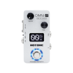Hotone OMP-6 CAB IR Loader effect pedal showcasing its compact design and control knobs for guitar tone shaping.