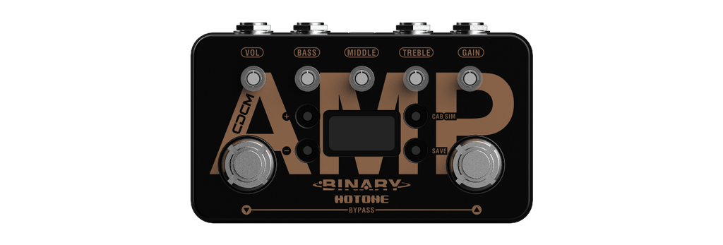 Hotone CDCM Dual Effect Pedal - Amplifier Modeling