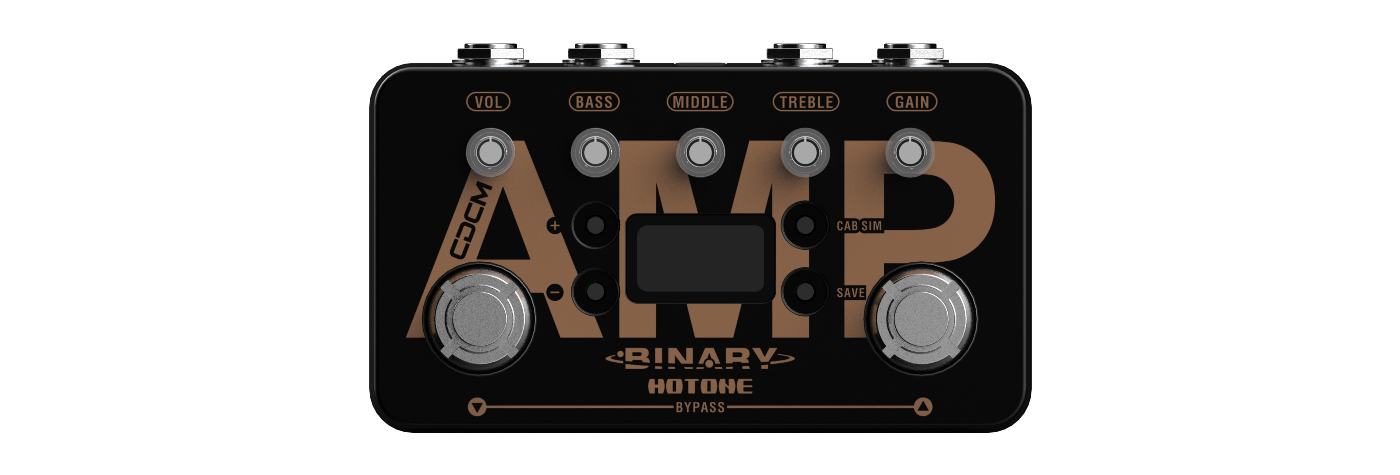 Hotone CDCM Dual Effect Pedal - Amplifier Modeling