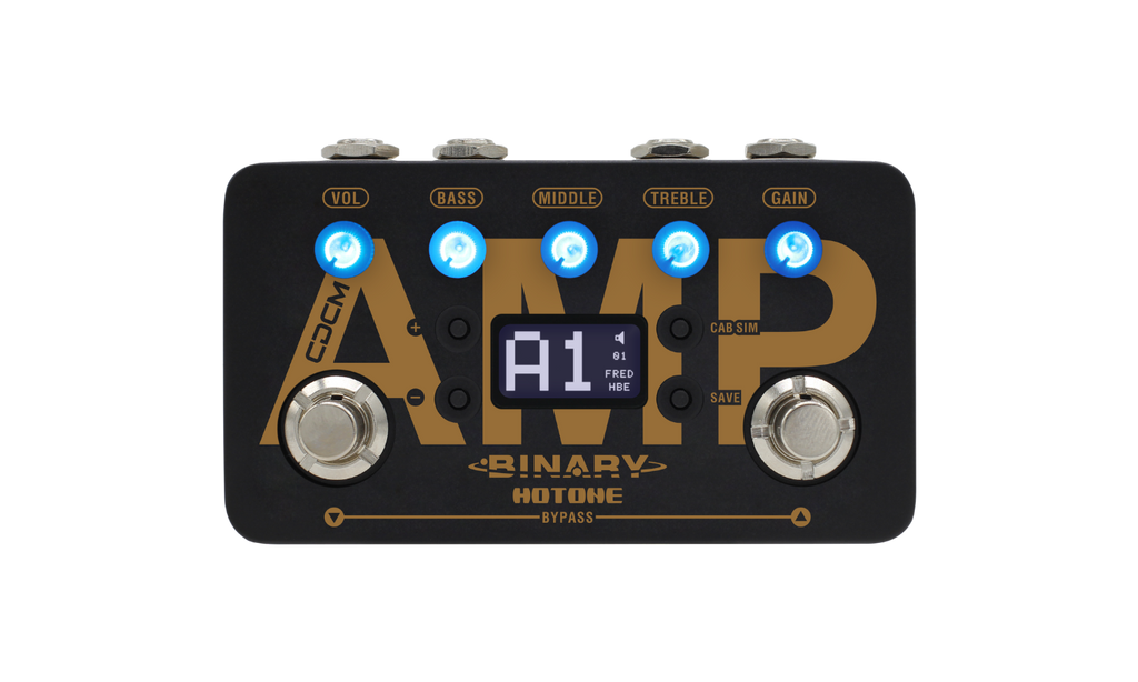 Hotone CDCM Dual Effect Pedal - Amplifier Modeling