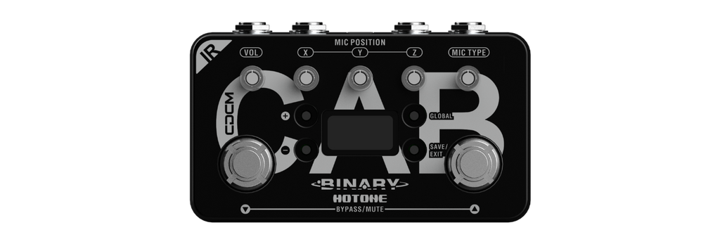Hotone CDCM Dual Effect Pedal - CAB simulatorwith IR