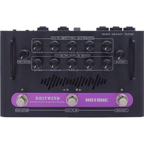 Hotone British Invasion and Purple Wind Two Channel 75Watt Floor Amplifier