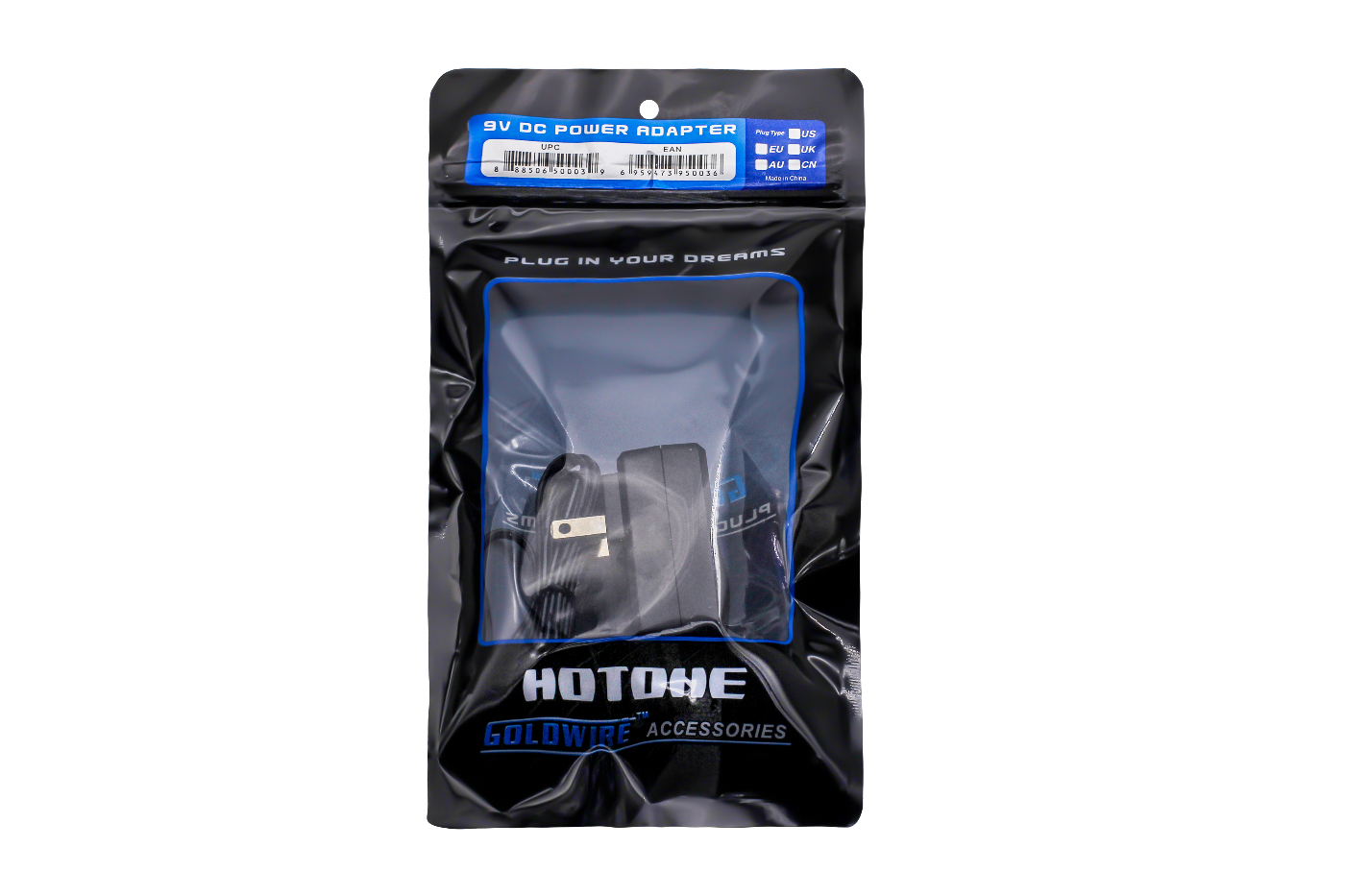 Hotone 9V1A- Desktop type switching powe with Center Negative